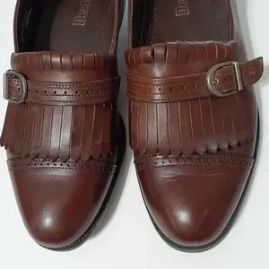 Dexter | Shoes | Mens Dexter Brown Leather Kiltie Loafers  display picture 1